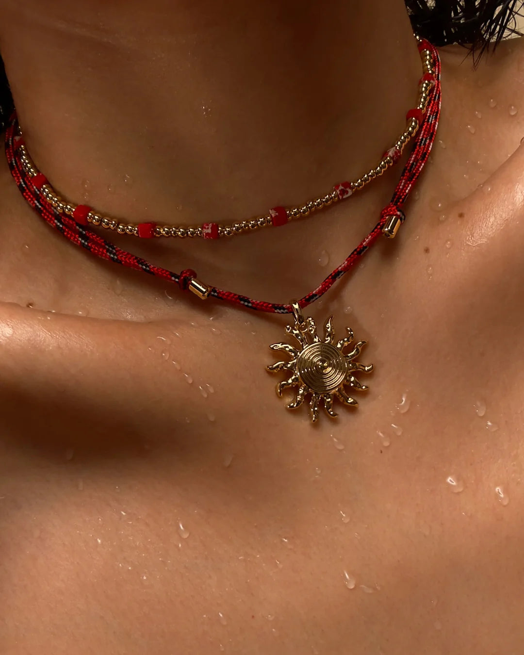THE IBIZA SUN NECKLACE - GOLD