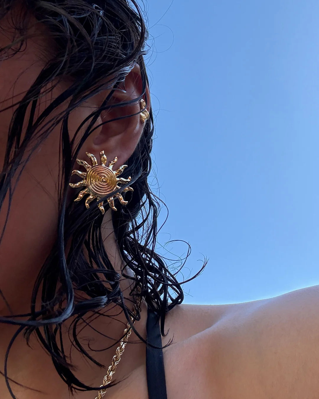 THE IBIZA SUN EARRINGS - GOLD