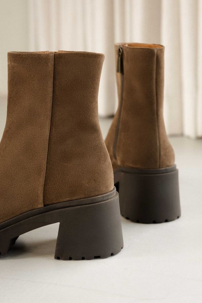 ANKLE BOOTS - SADIE - KHAKI BROWN