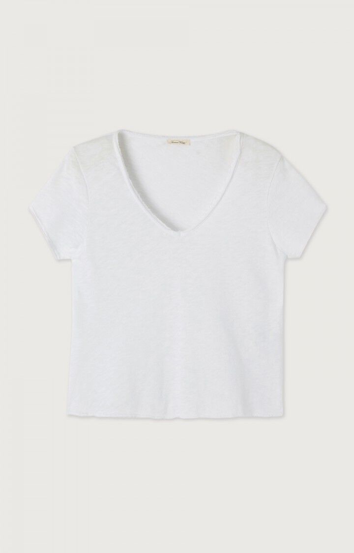 WOMEN'S T-SHIRT SONOMA - V NECK - WHITE