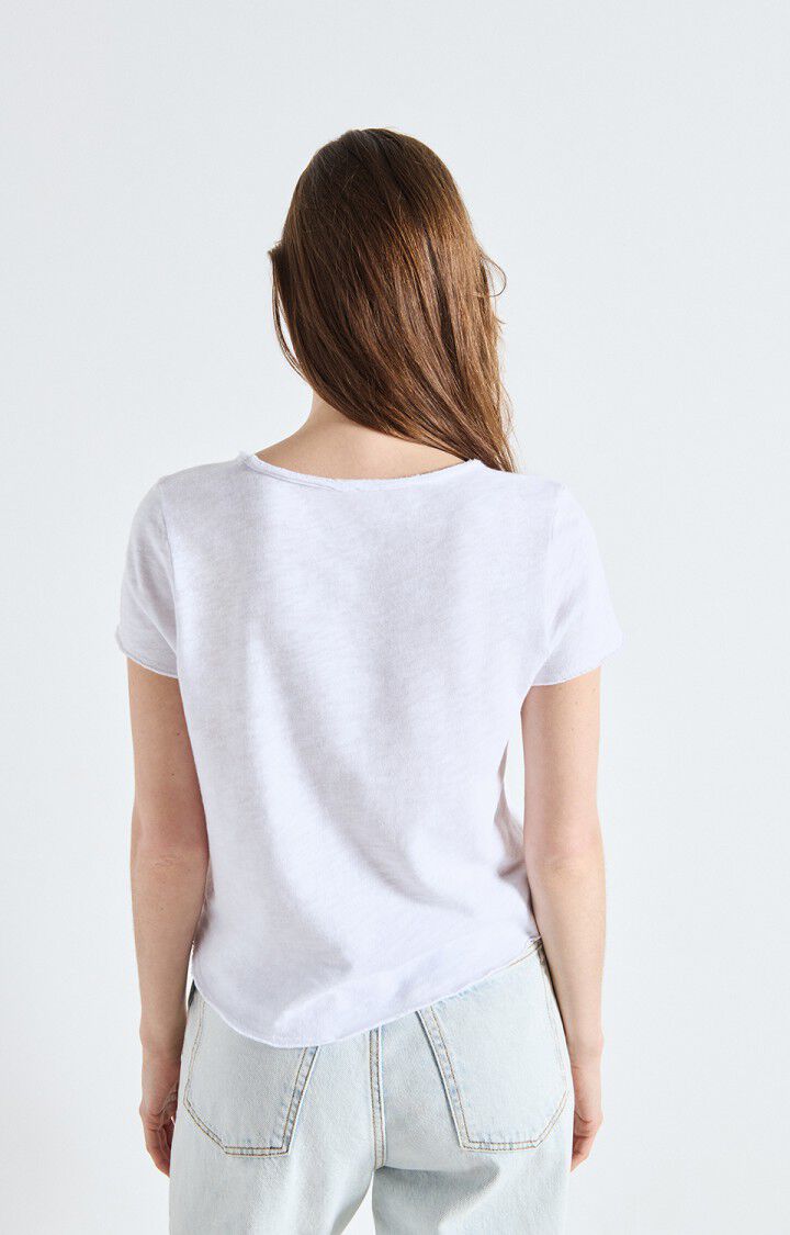 WOMEN'S T-SHIRT SONOMA - V NECK - WHITE