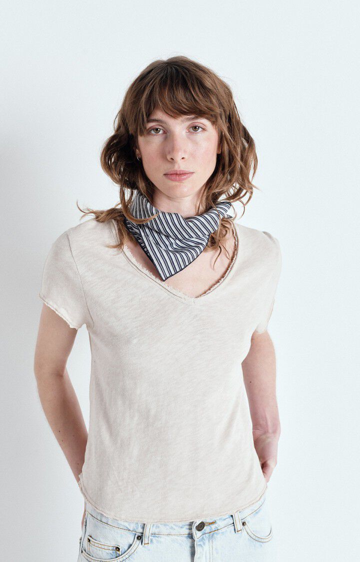 WOMEN'S T-SHIRT SONOMA - V NECK - VINTAGE MASTIC
