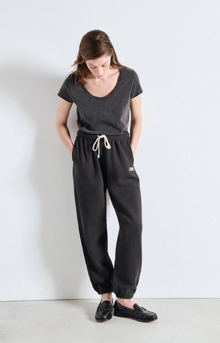 WOMEN'S T-SHIRT SONOMA - V NECK - VINTAGE BLACK