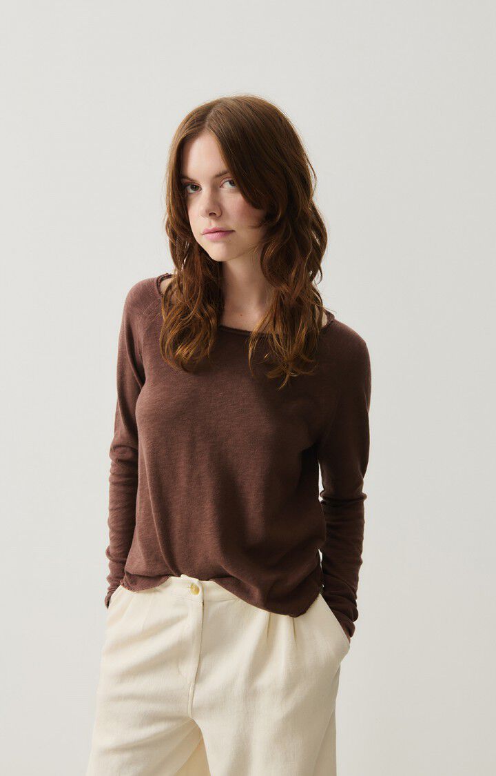 WOMEN'S T-SHIRT SONOMA - VINTAGE CHOCO