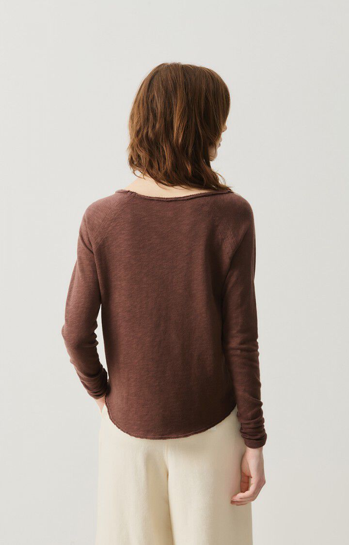 WOMEN'S T-SHIRT SONOMA - VINTAGE CHOCO