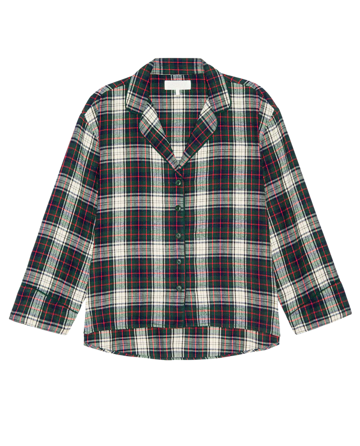 THE FLANNEL PAJAMA TOP - PINE LODGE PLAID