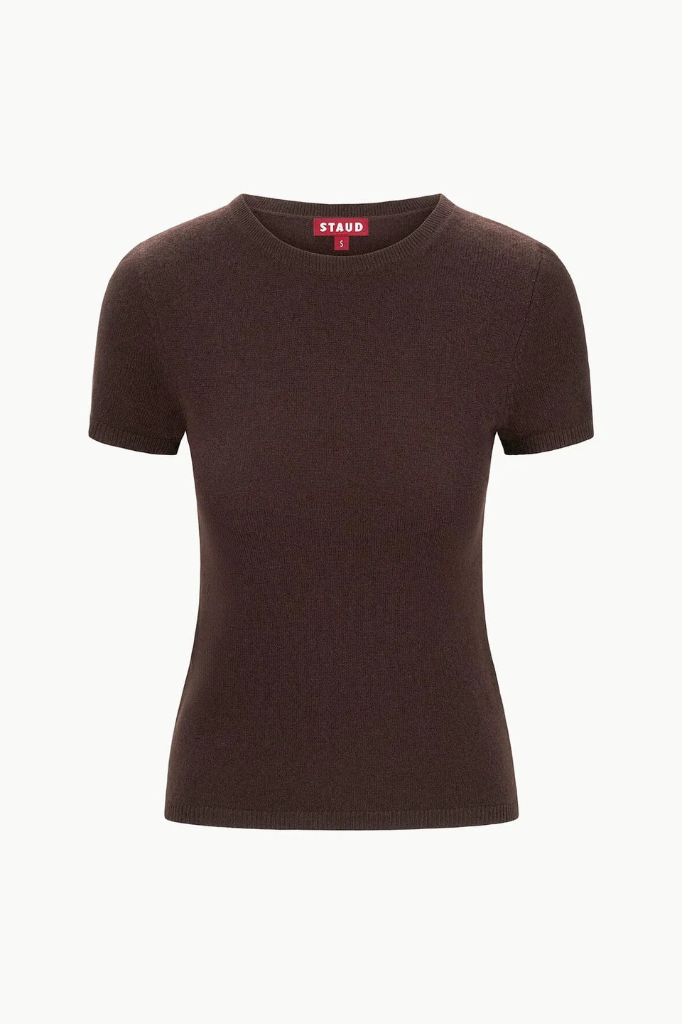 EASY CASHMERE TEE - DARK CHOCOLATE