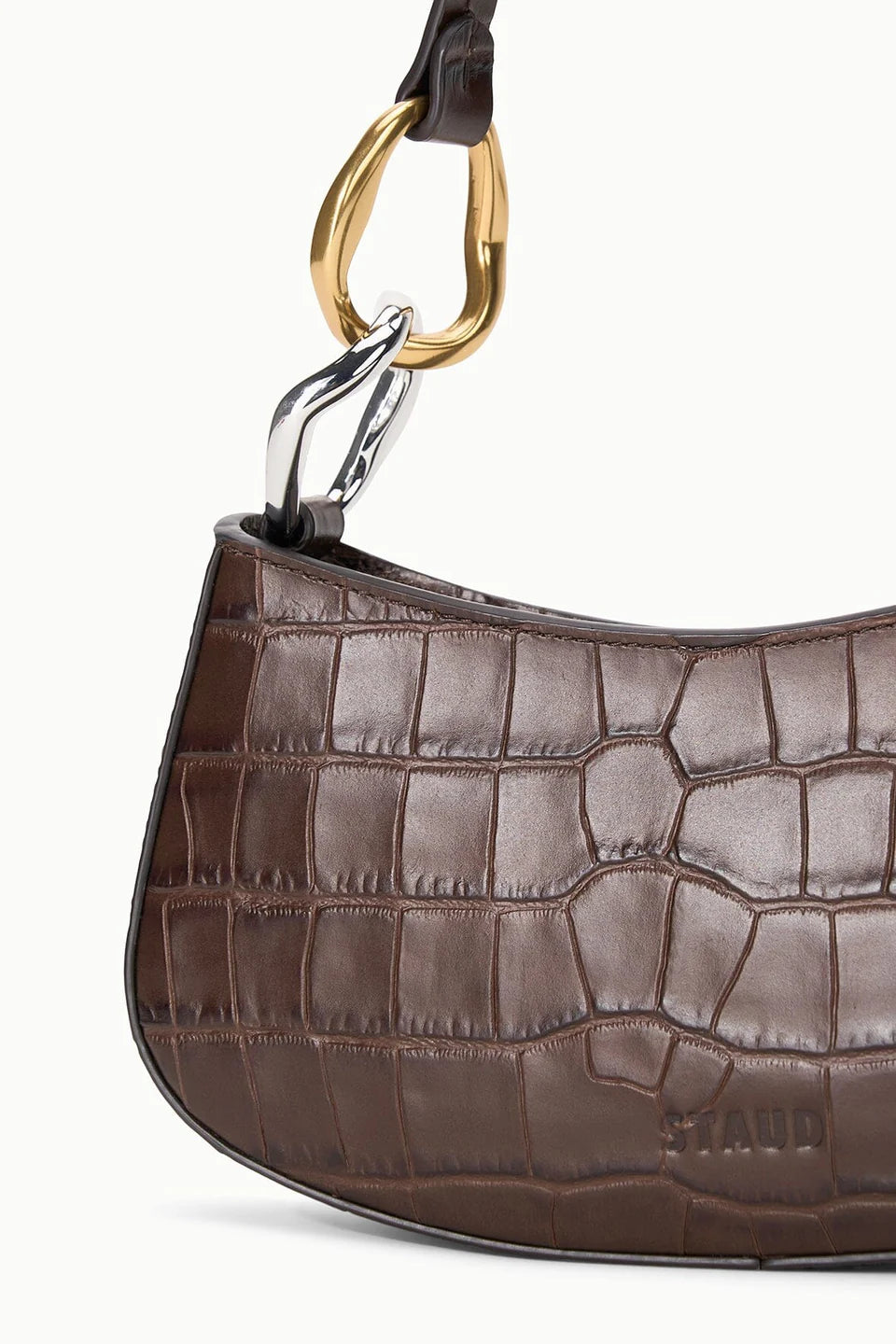 OLLIE BAG - ESPRESSO CROCO