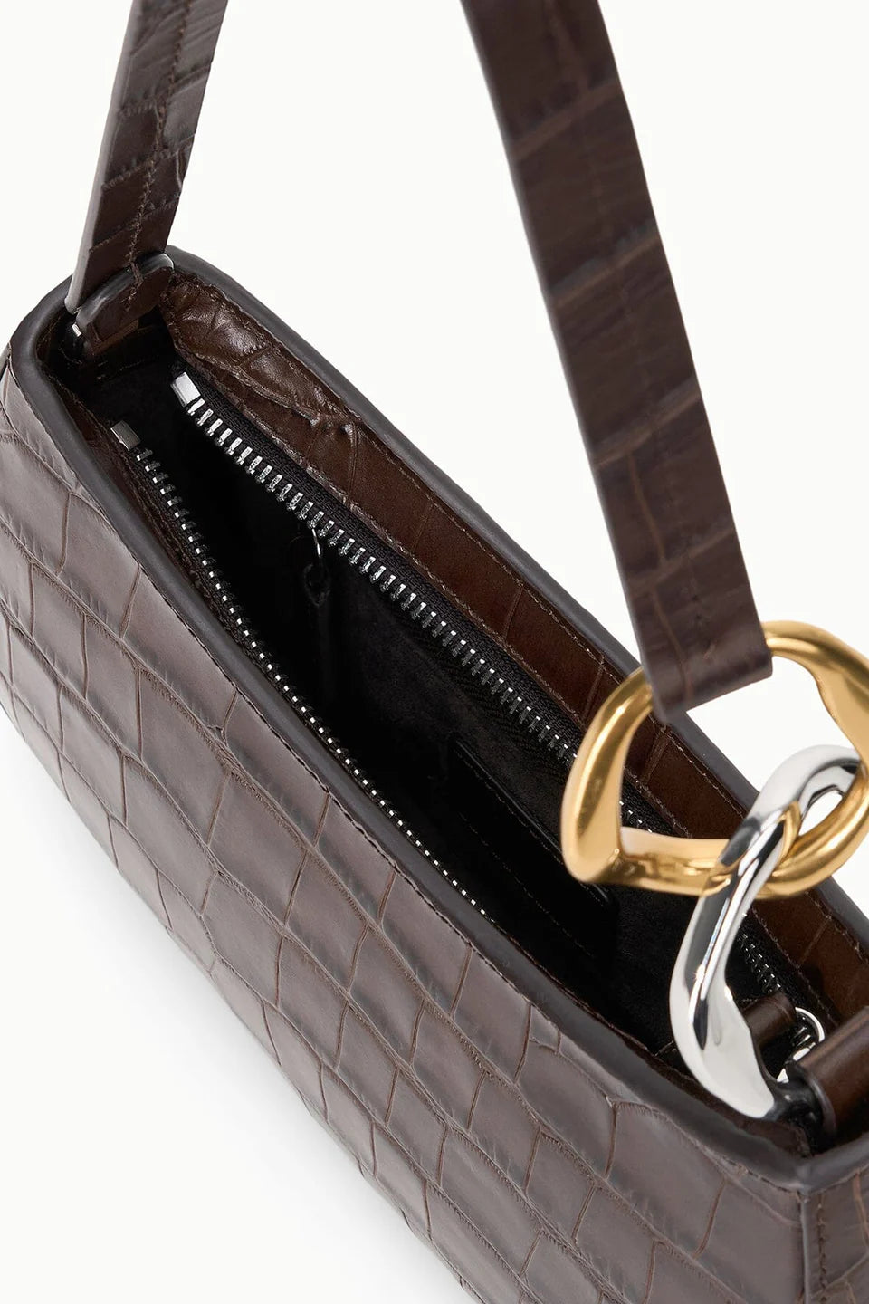 OLLIE BAG - ESPRESSO CROCO