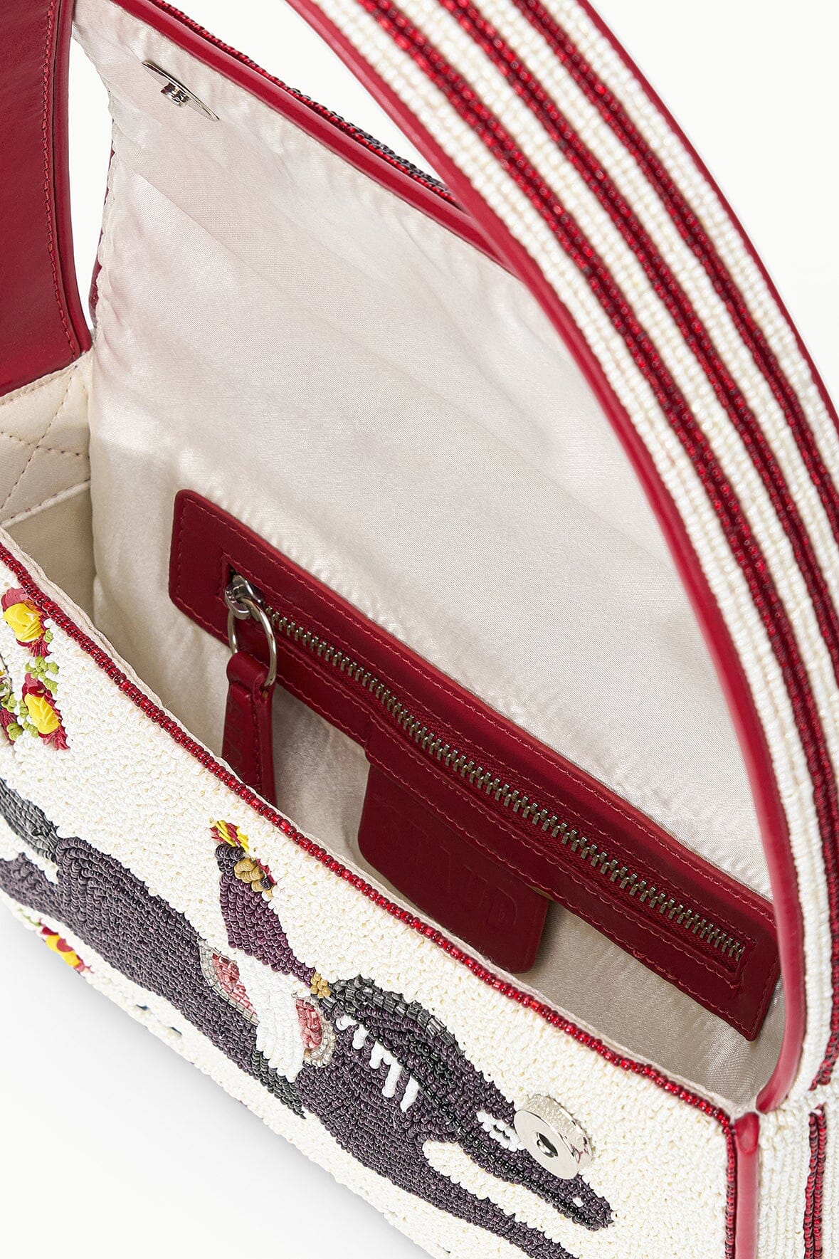 TOMMY BEADED BAG - DERBY