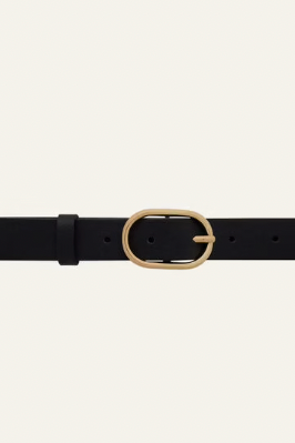 COLE - MINI BELT - BLACK LEATHER