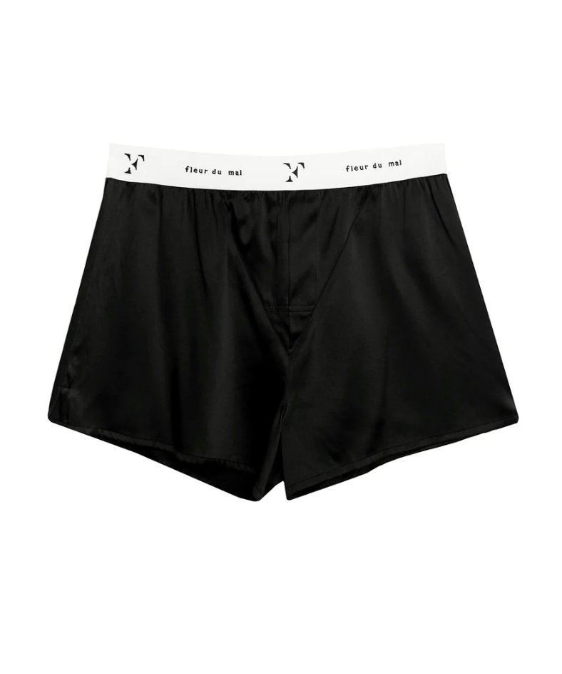 BLACK UNISEX BOXER SHORT