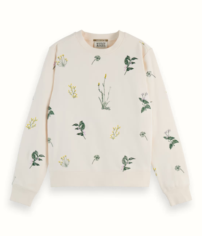 EMBROIDERED REGULAR FIT SWEATSHIRT