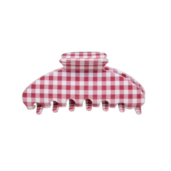 BIG EFFING CLIP IN CHERRY GINGHAM
