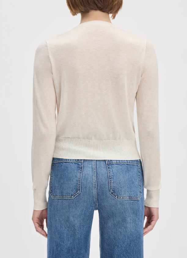 THE TAKE A BOW CARDIGAN - IVORY
