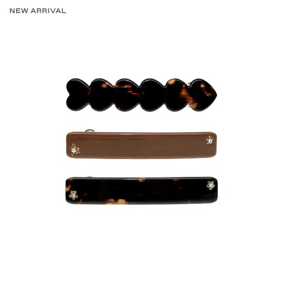 BARRETTE SET IN BEAR HUG