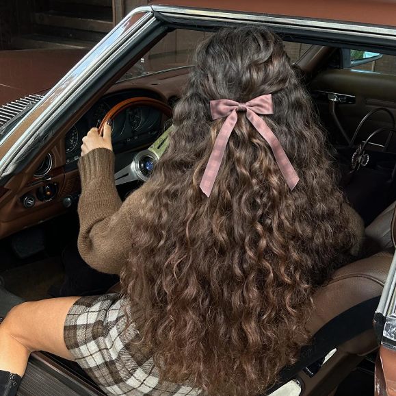 BOW BARRETTE IN FIRESIDE
