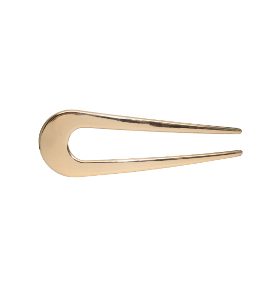 HAIR PIN IN GOLD TIARA