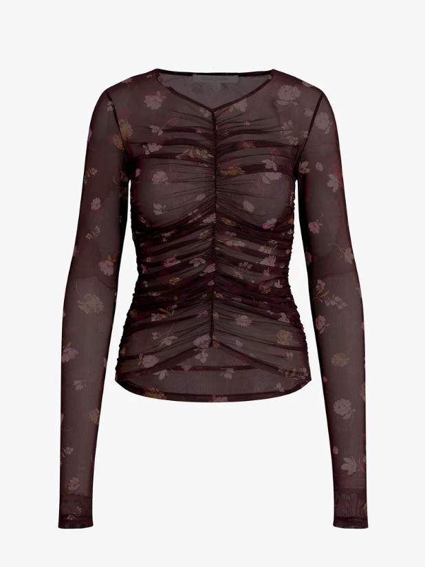 MESH PARTY TOP - WHIMSICAL MONET