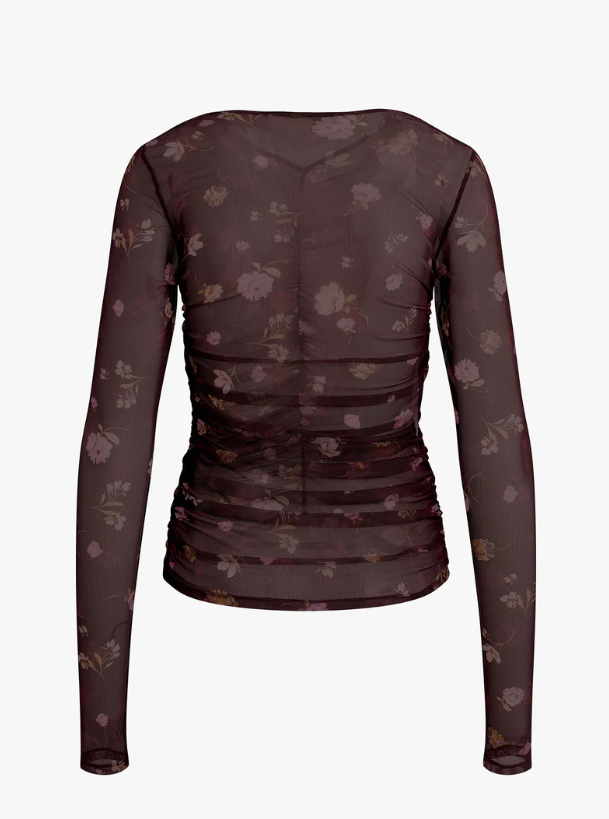 MESH PARTY TOP - WHIMSICAL MONET