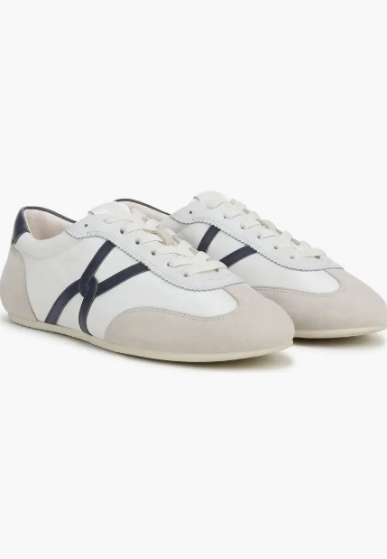 RIVIERA NYLON SNEAKER - COCONUT/NAVY