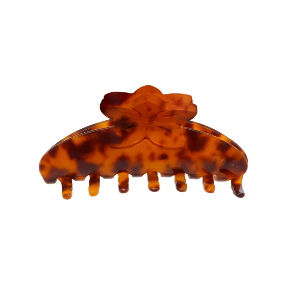 BIG EFFING CLIP IN TORTOISE HIBISCUS