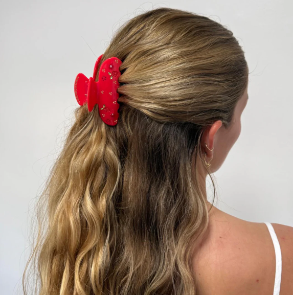 SWEETHEART CLIP IN BERRY BEACH CLUB