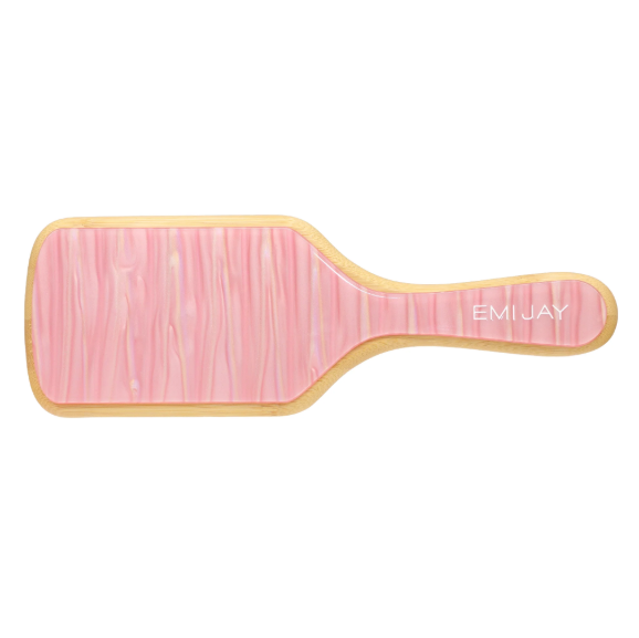 BAMBOO PADDLE BRUSH IN LYCHEE BABY