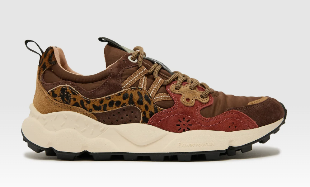 YAMANO 3 UNI - SUEDE/PONY - BROWN/BORDEAUX