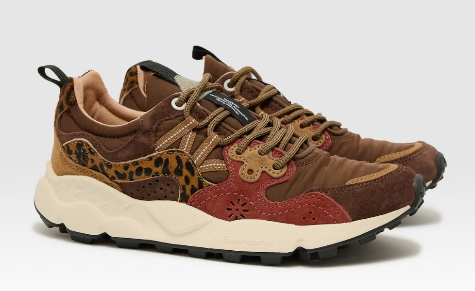 YAMANO 3 UNI - SUEDE/PONY - BROWN/BORDEAUX
