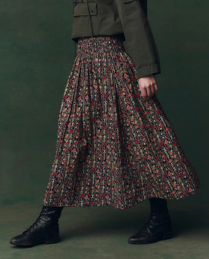 THE CANARY SKIRT - GARLAND PRINT