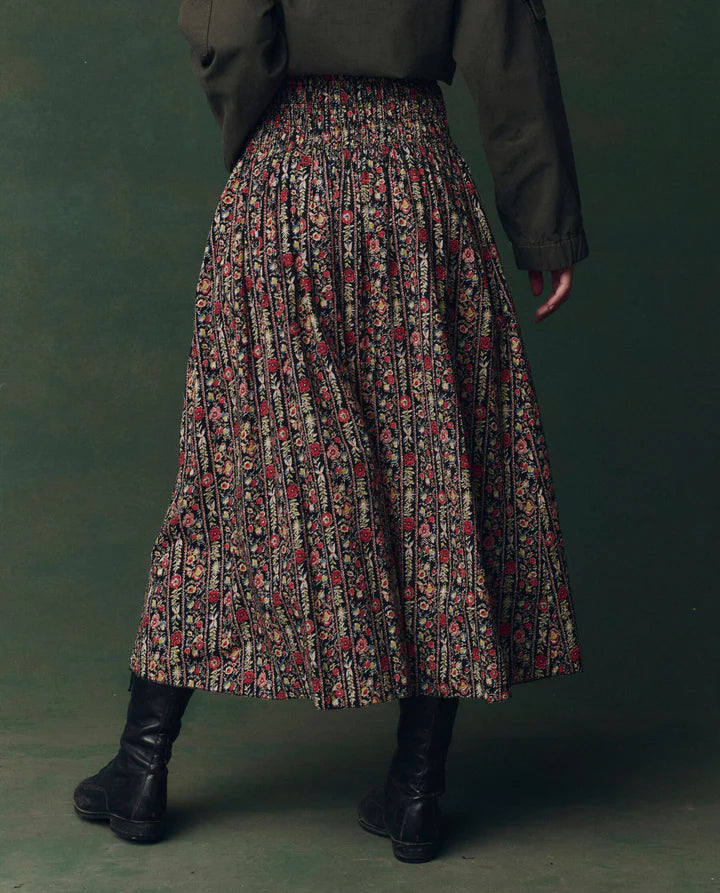 THE CANARY SKIRT - GARLAND PRINT