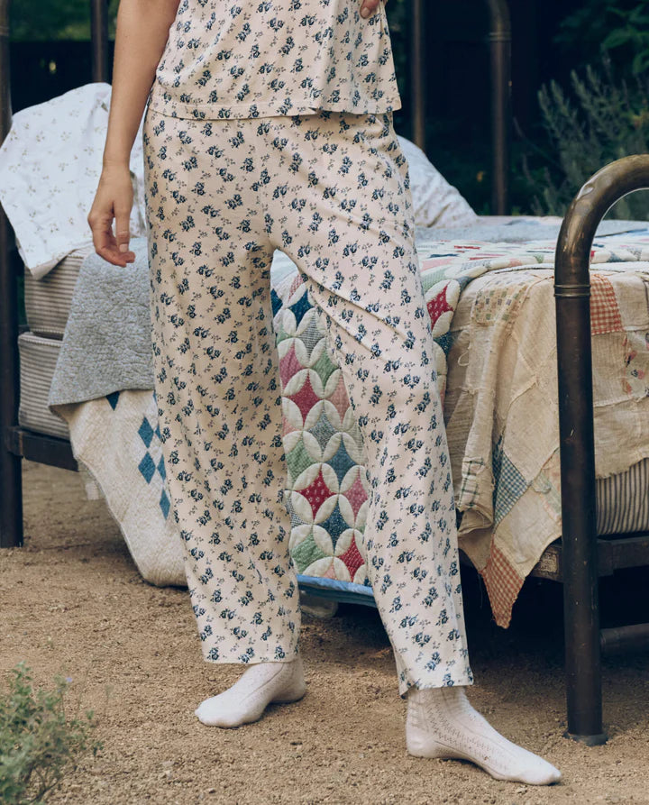 THE JERSEY EASY SLEEP PANT - INDIGO ROSE