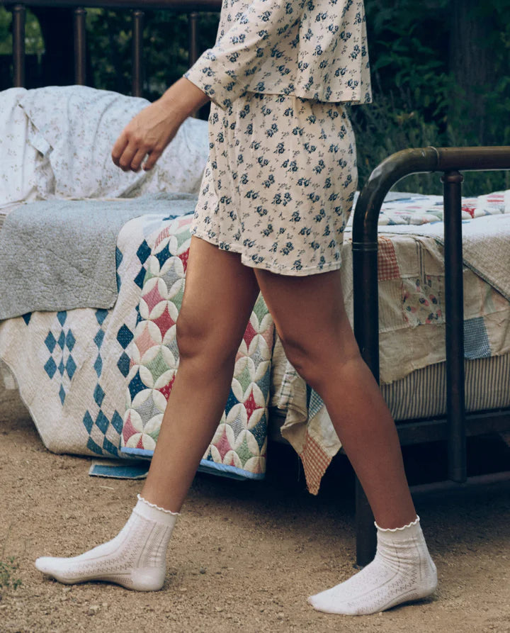 THE JERSEY BOXER SHORT - INDIGO ROSE