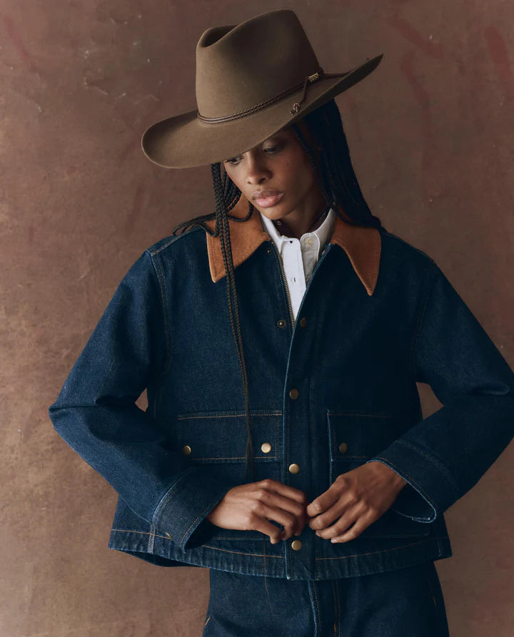 THE DENIM SWINGY JACKET - MIDNIGHT RINSE