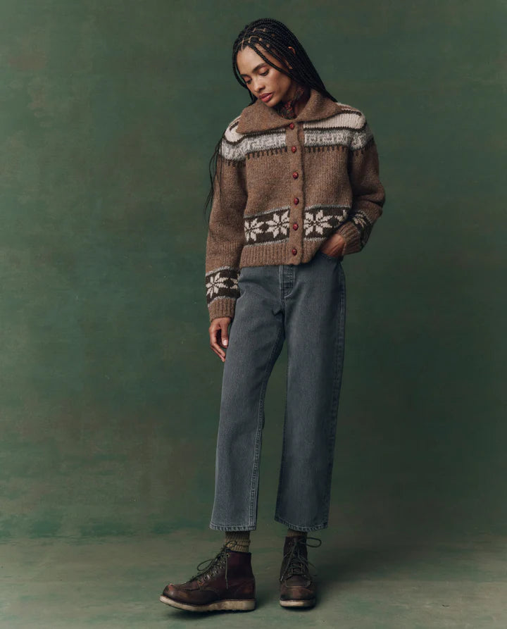 THE NORIDC SCHOLAR CARDIGAN - HICKORY FAIR ISLE