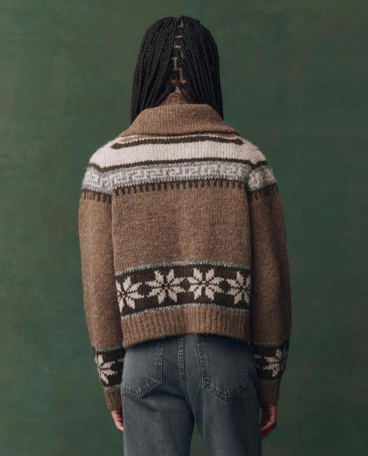 THE NORIDC SCHOLAR CARDIGAN - HICKORY FAIR ISLE