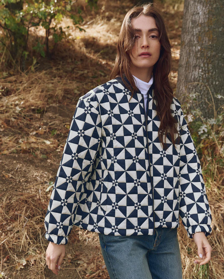 THE ALPS PUFFER JACKET - QUILTED VINTAGE NAVY