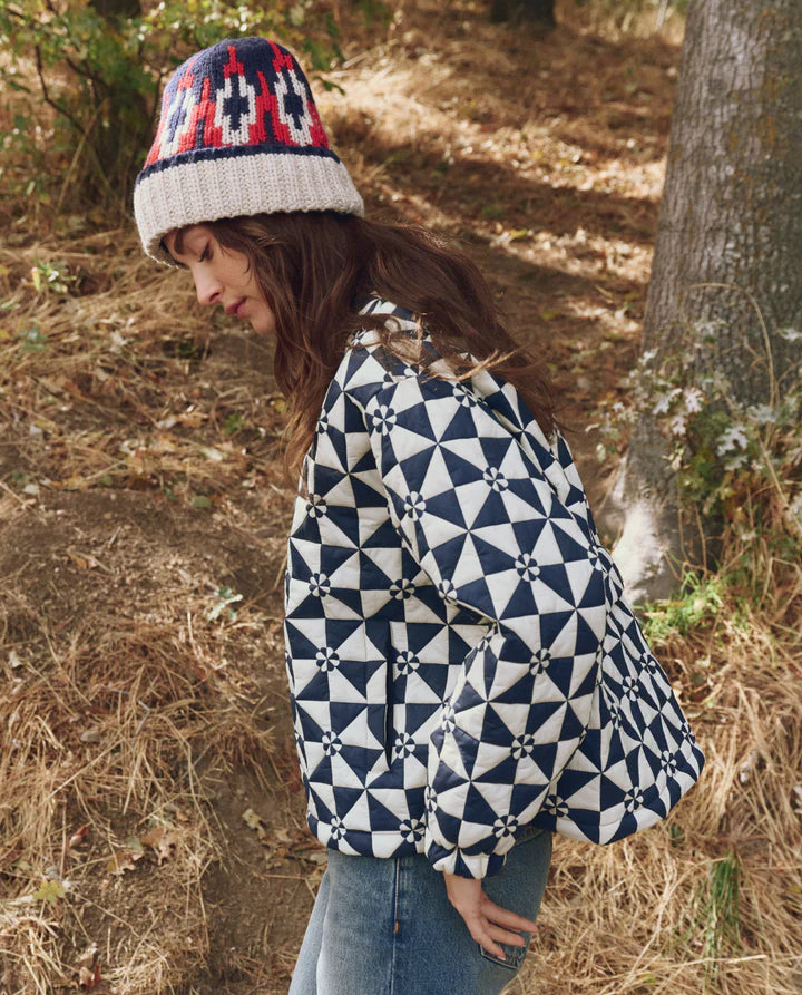 THE ALPS PUFFER JACKET - QUILTED VINTAGE NAVY