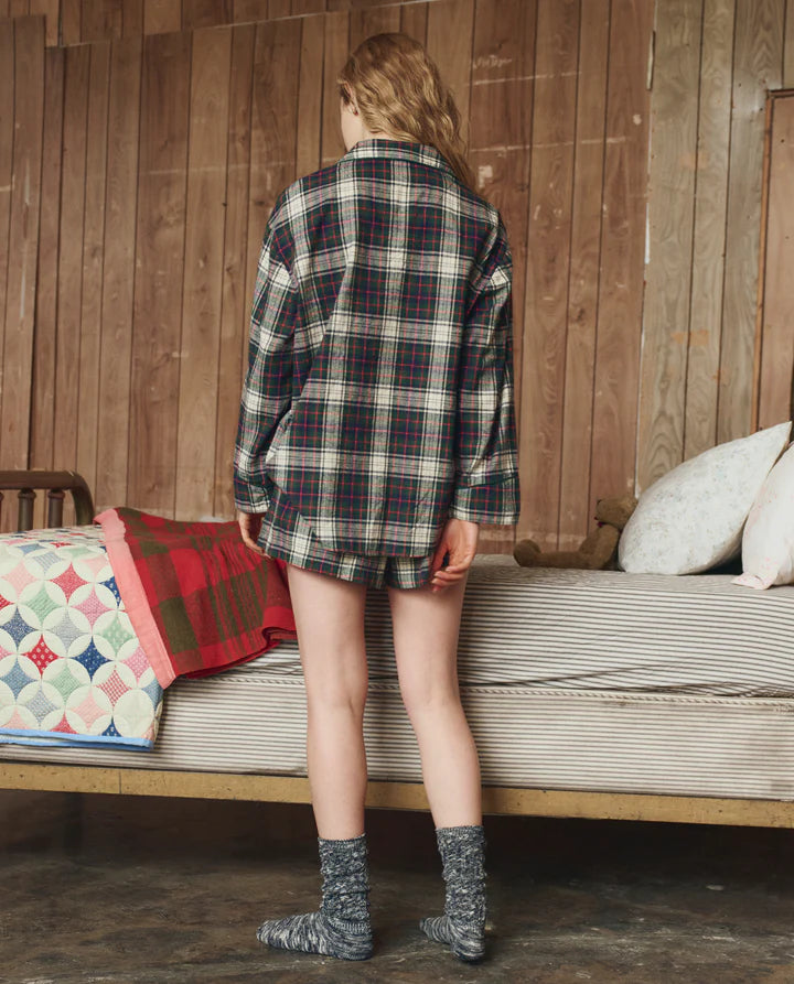 THE FLANNEL PAJAMA TOP - PINE LODGE PLAID