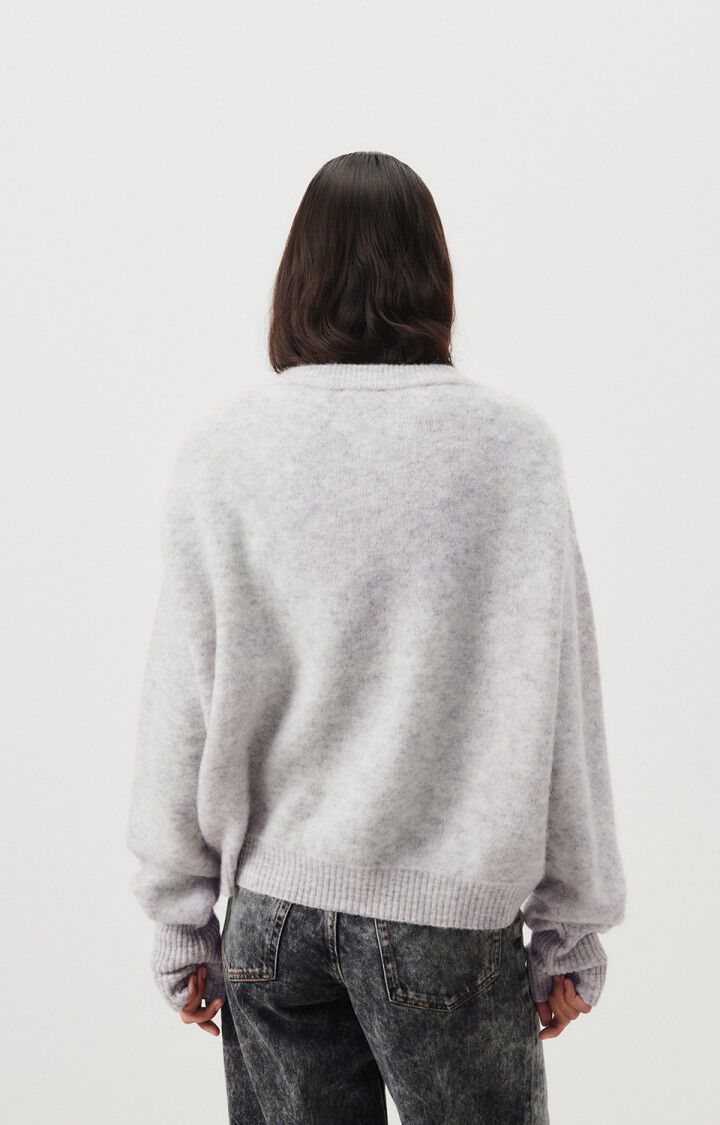 WOMEN'S JUMPER VITOW - MELANGE LIGHT GRAY