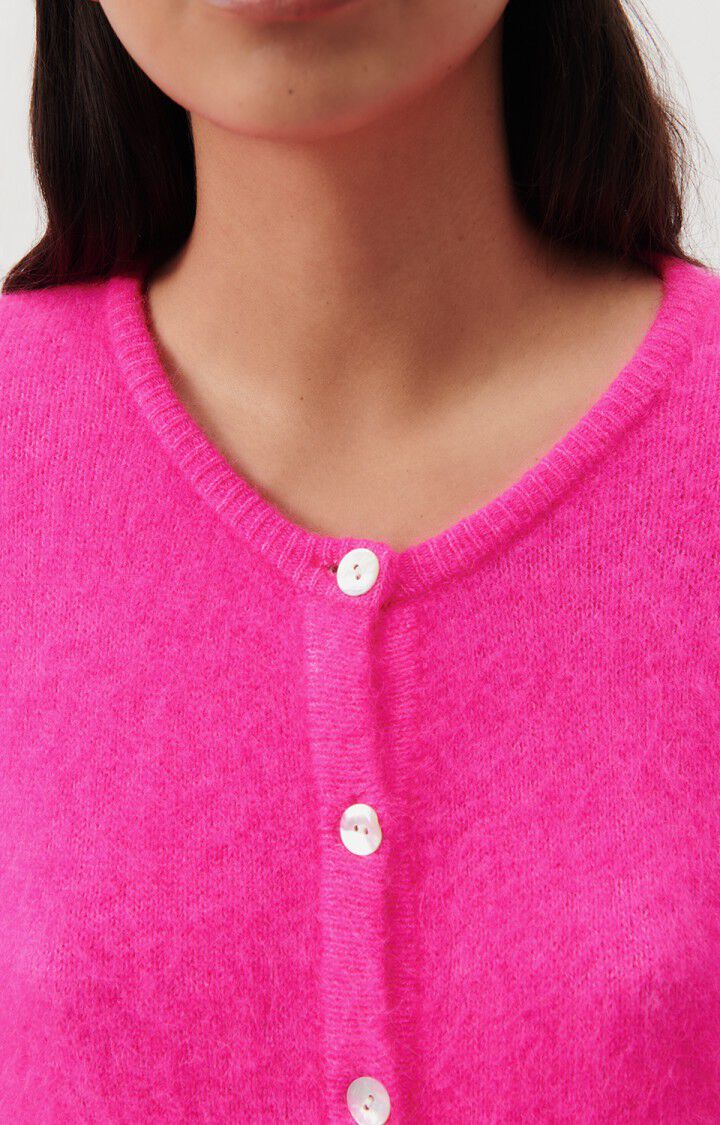 WOMEN'S CARDIGAN VITOW - NEON PINK MELANGE