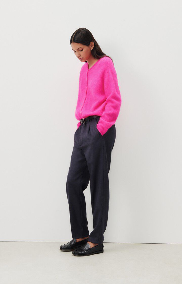 WOMEN'S CARDIGAN VITOW - NEON PINK MELANGE