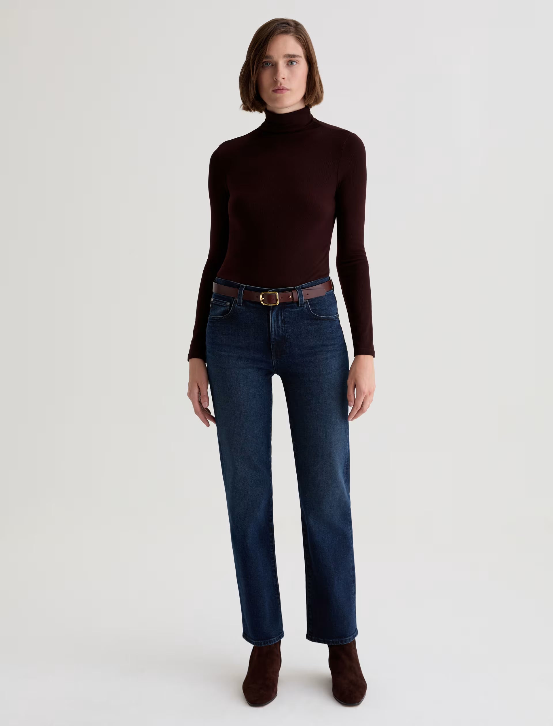 BRINLEY - MID-RISE STRAIGHT - MIDNIGHT SUN
