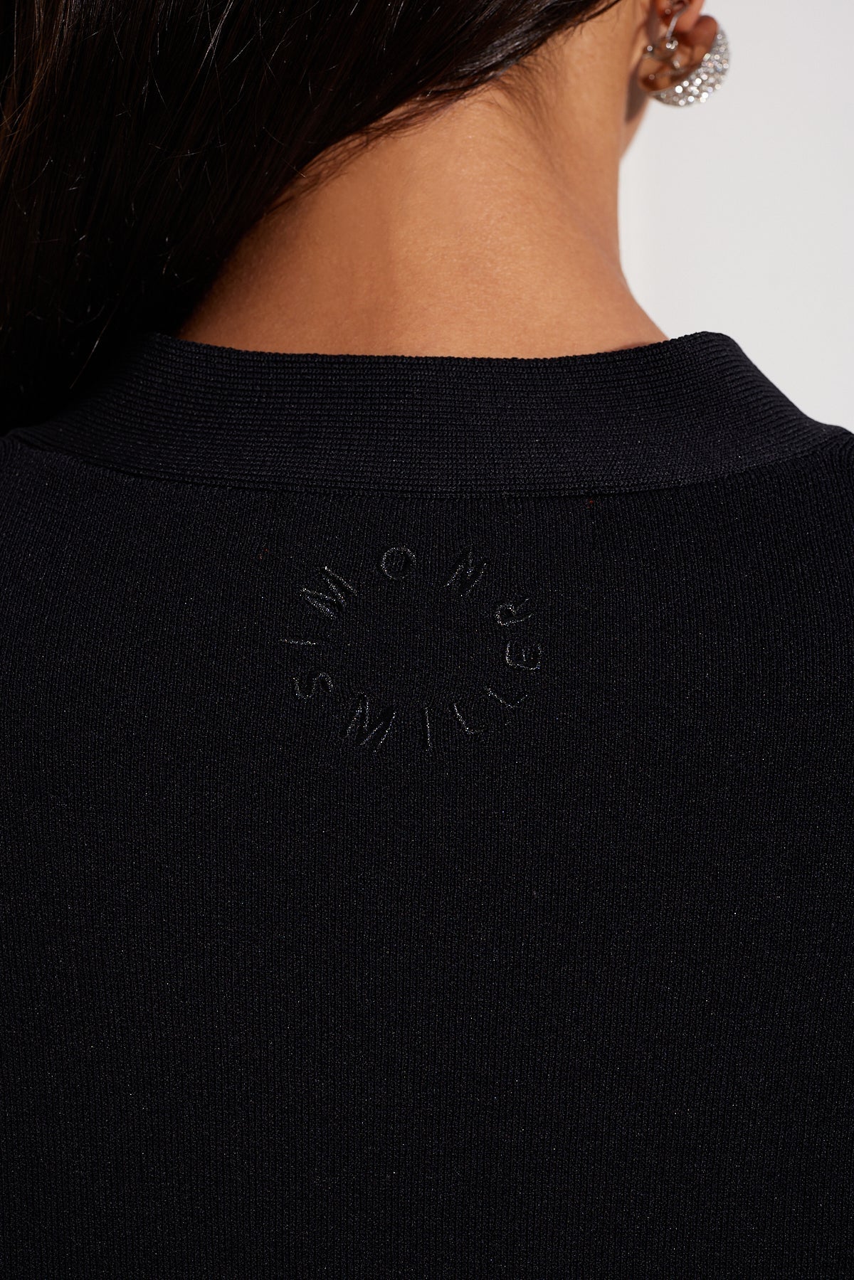 MAX BELTED KNIT CARDIGAN - BLACK