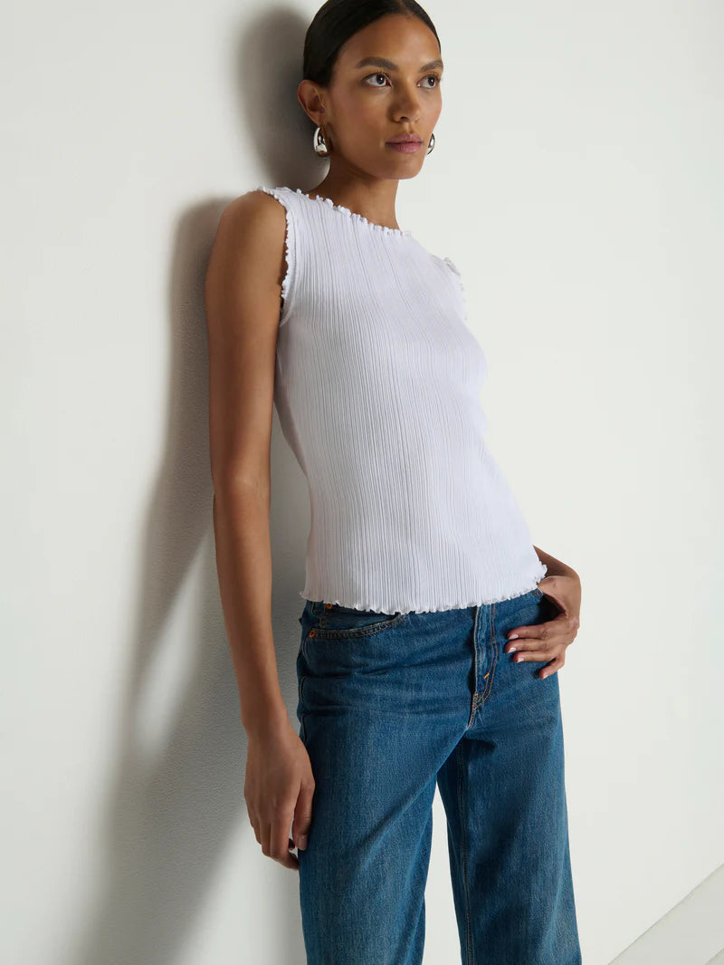 ZELLA TANK - WHITE