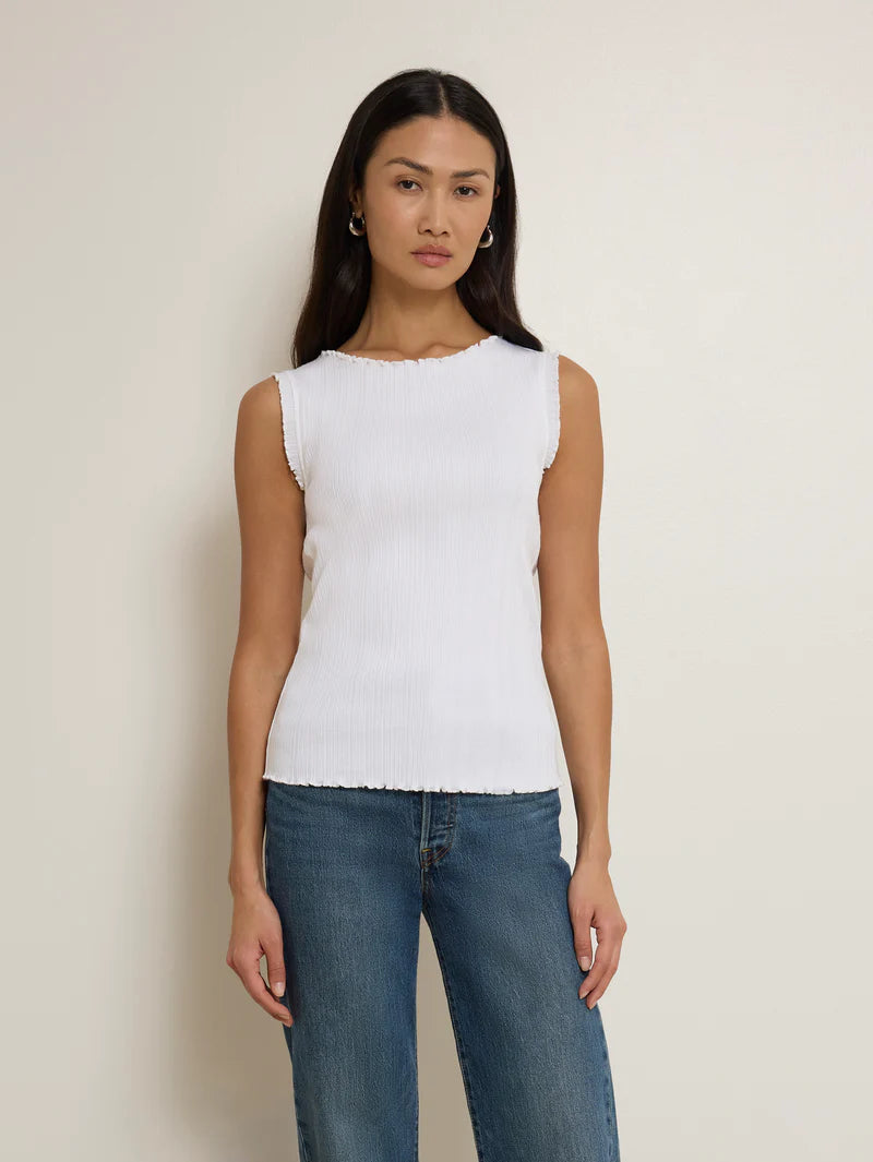 ZELLA TANK - WHITE