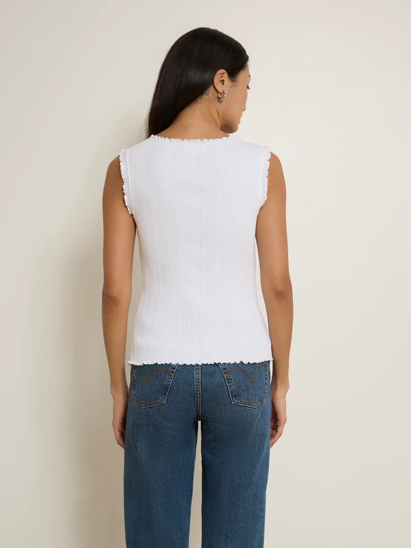 ZELLA TANK - WHITE