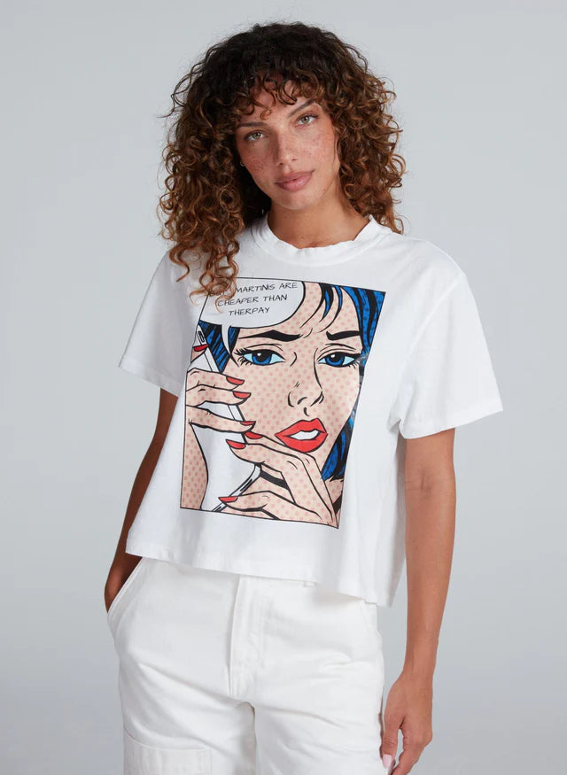 SHRUNKEN BOY TEE - MARTINI THERAPY