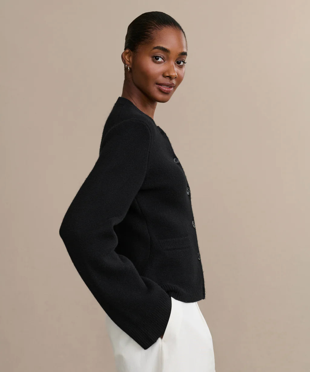 COOPER CARDIGAN - BLACK